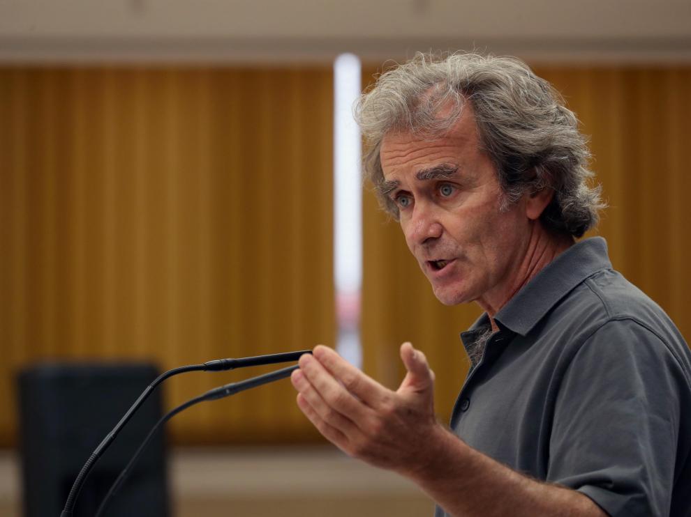 Fernando Simón este lunes en rueda de prensa.