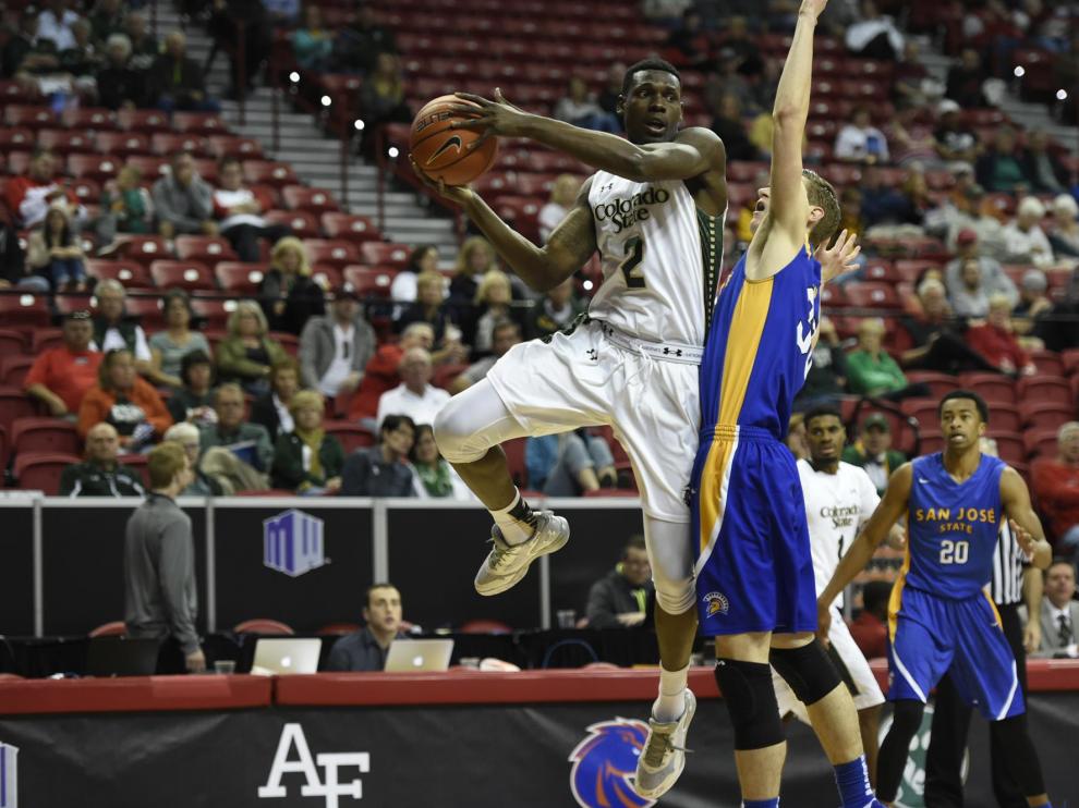 Emmanuel Omogbo, durante su etapa en la universidad de Colorado State