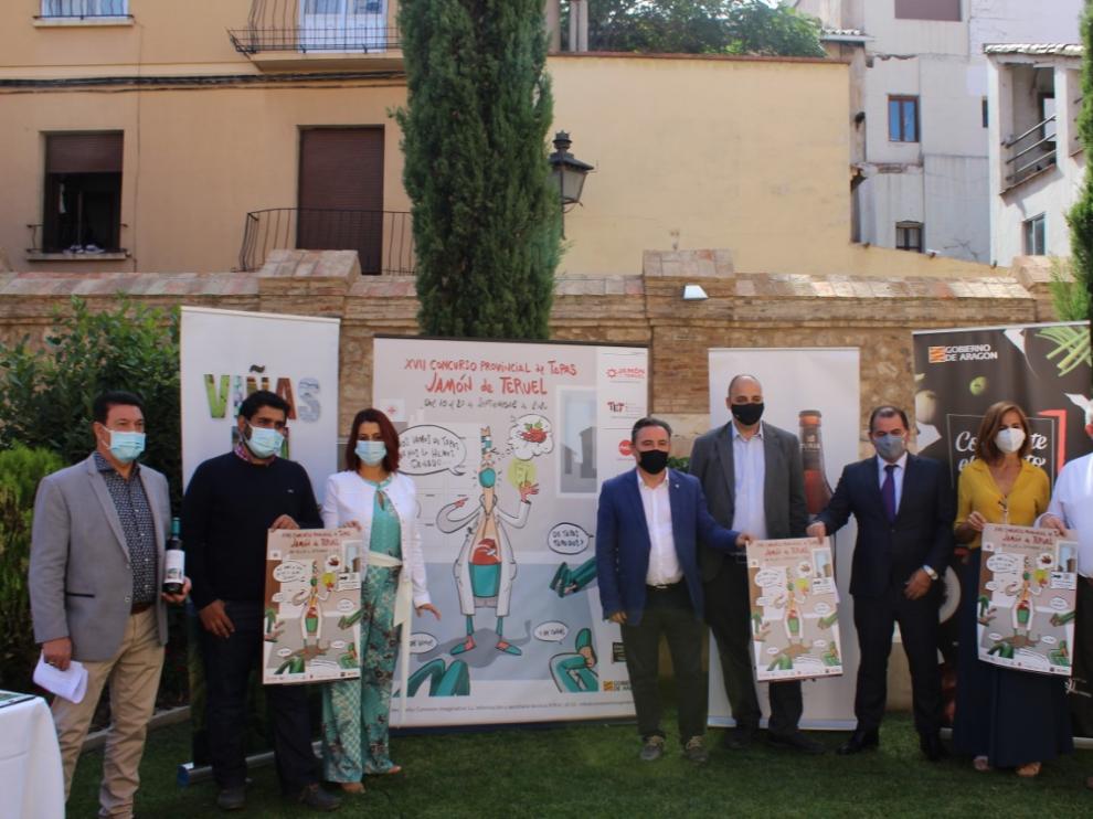Presentación del Concurso de Tapas Jamón de Teruel, este martes.
