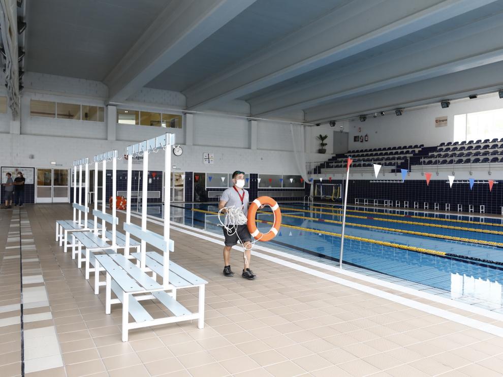 Piscina cubierta del CDM Alberto Maestro de Zaragoza