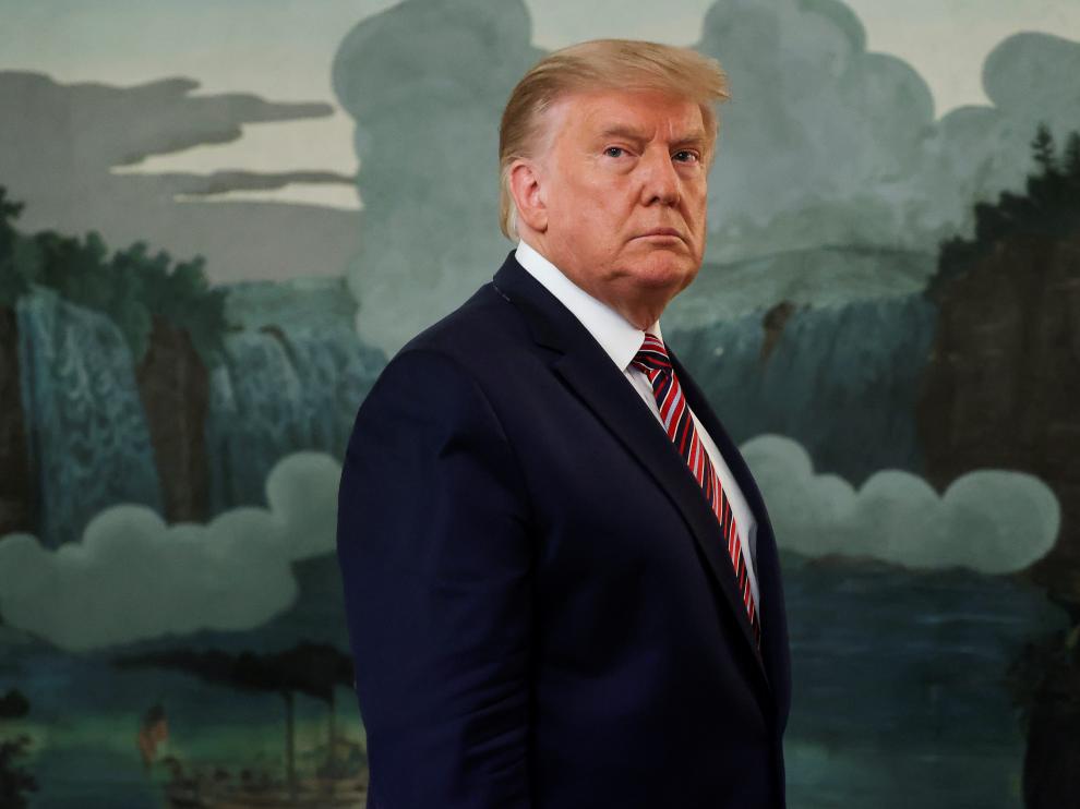 U.S. President Trump delivers remarks on judicial appointments at the White House in Washington