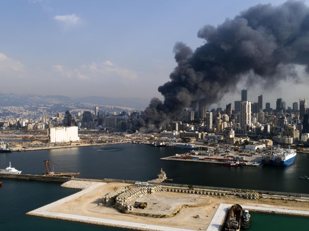 Fresh blaze breaks out in Beirut's port