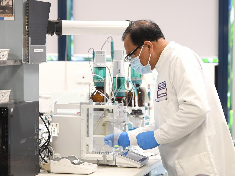 Laboratorio de Astrazeneca.