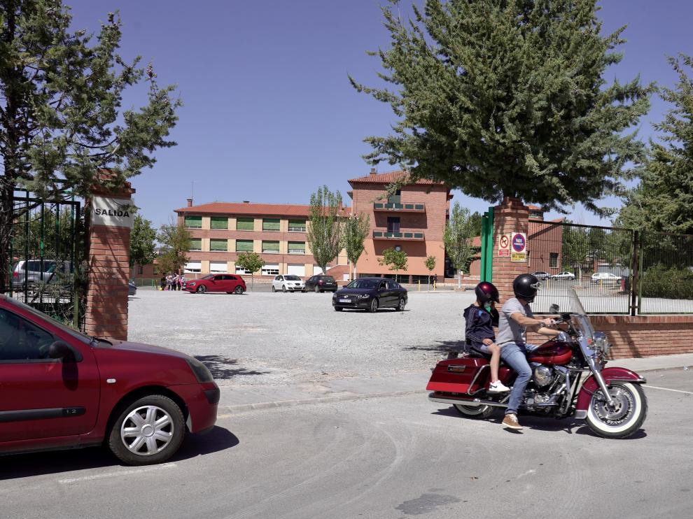 Foto del colegio Las Viñas de Teruel donde se ha detectado un caso de Covid en un aula de Infantil