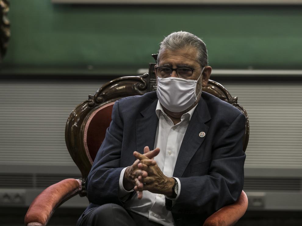 Jose Antonio Mayoral, durante la entrevista