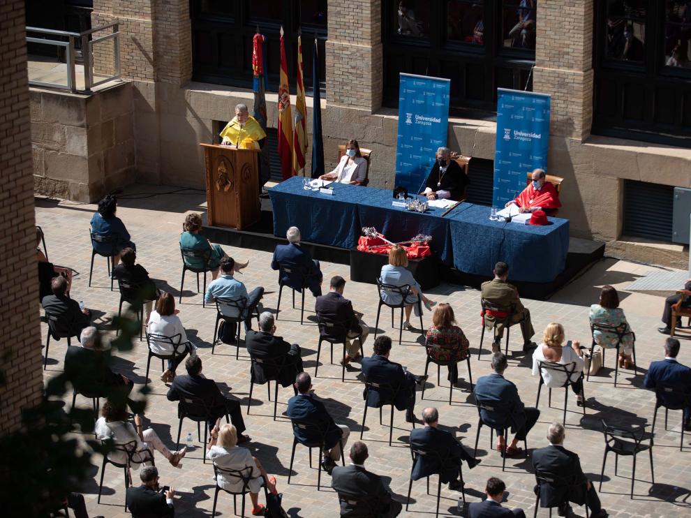 La Universidad de Zaragoza celebra el acto de apertura del curso académico 2020-2021