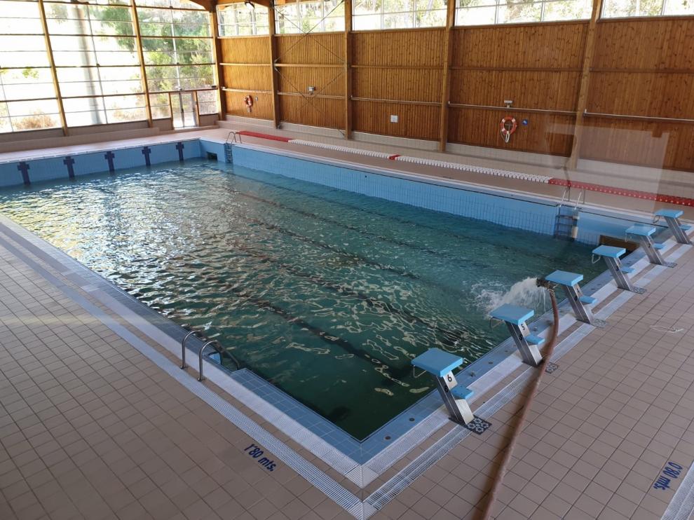 Piscina climatizada de Barbastro.