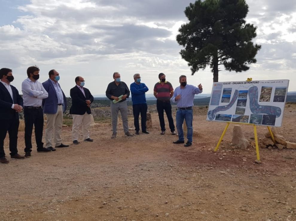 Visita a la carretera A-1702 entre Ejulve y Villarluengo