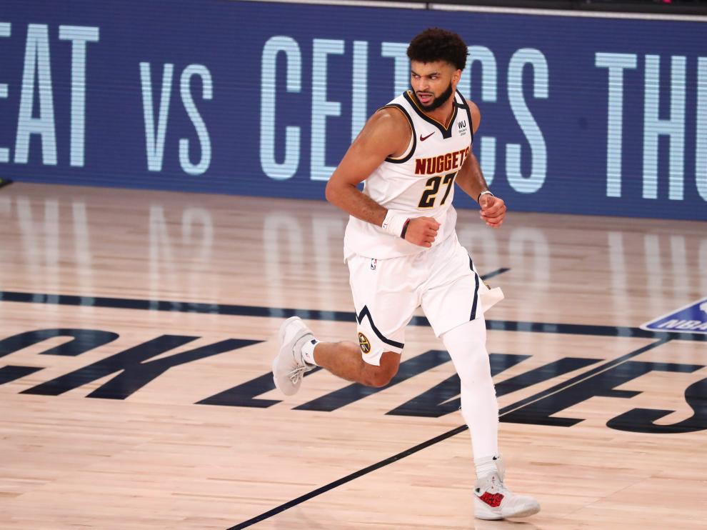 El base de los Nuggets, Jamal Murray, en la semifinal del Oeste contra Los Ángeles Clippers.
