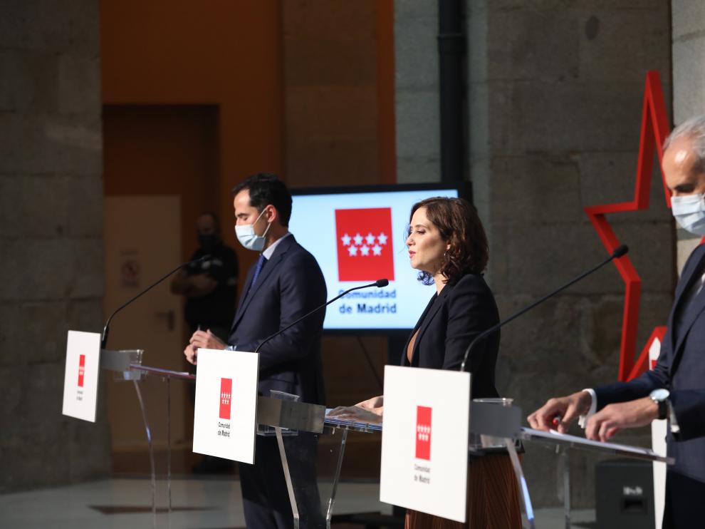 Díaz Ayuso en rueda de prensa