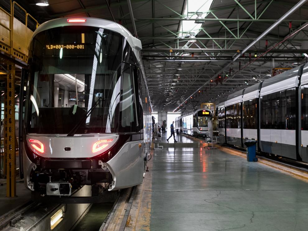 Factoría de CAF en Zaragoza.