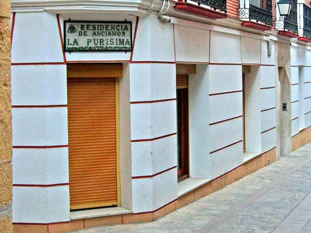 La Residencia La Purísima de Alcorisa, ubicada en el centro de la localidad.