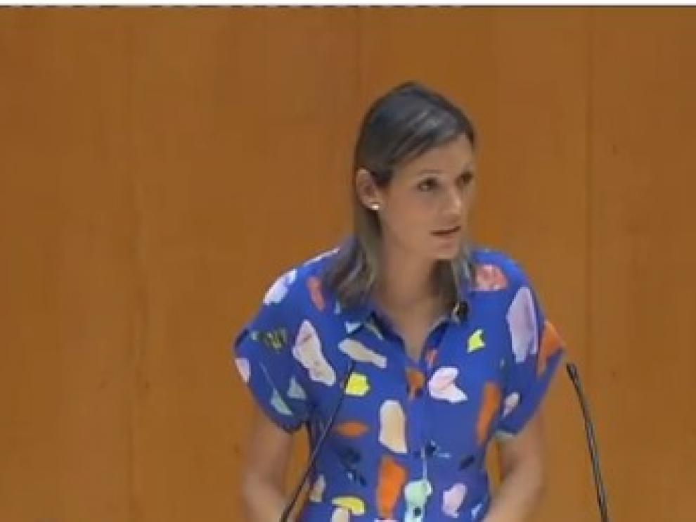 La senadora de Teruel Existe, Beatriz Martín