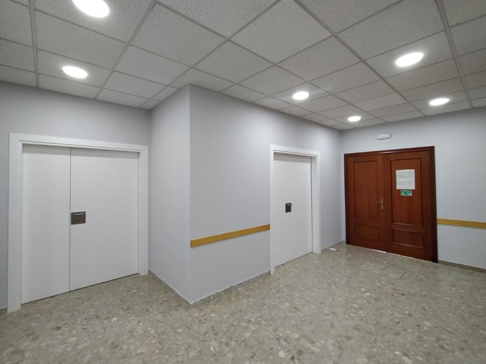 Imagen actual del consultorio local de San Esteban de Litera tras las reformas.
