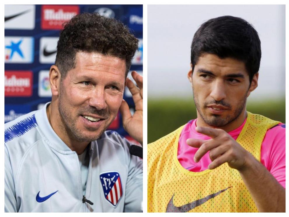 Simeone y Luis Suárez