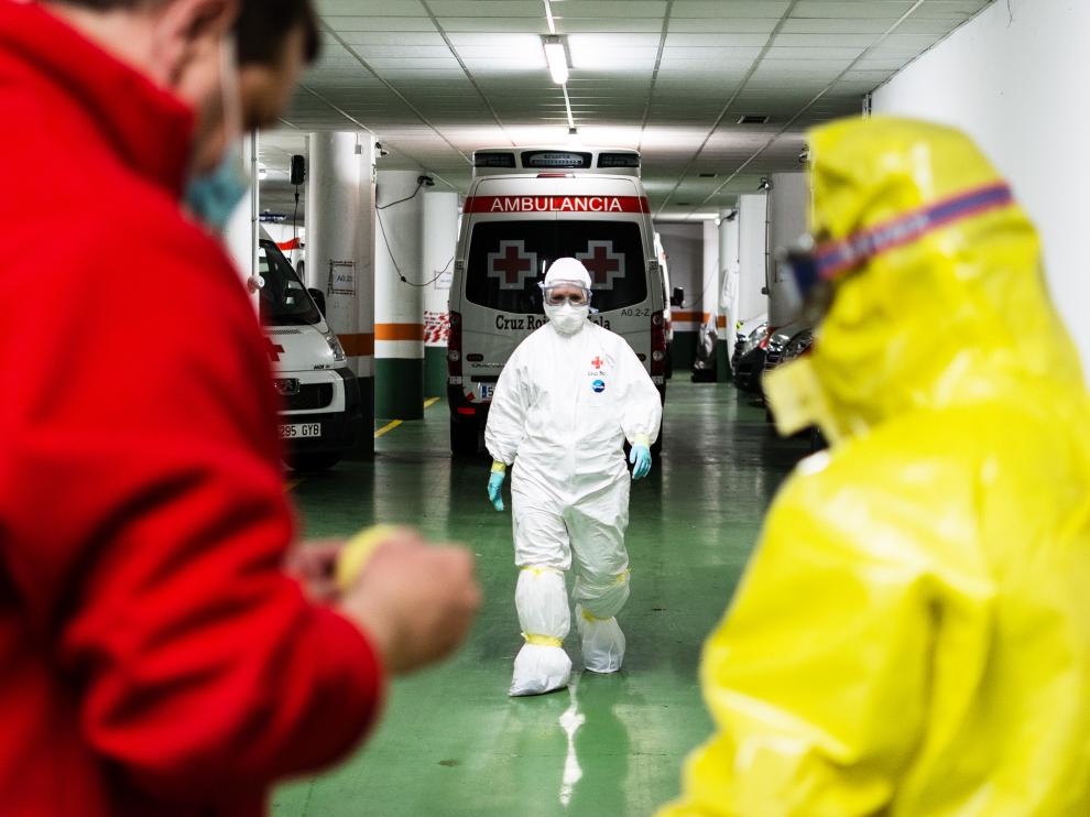 Labor social y sanitaria de Cruz Roja durante la epidemia del coronavirus