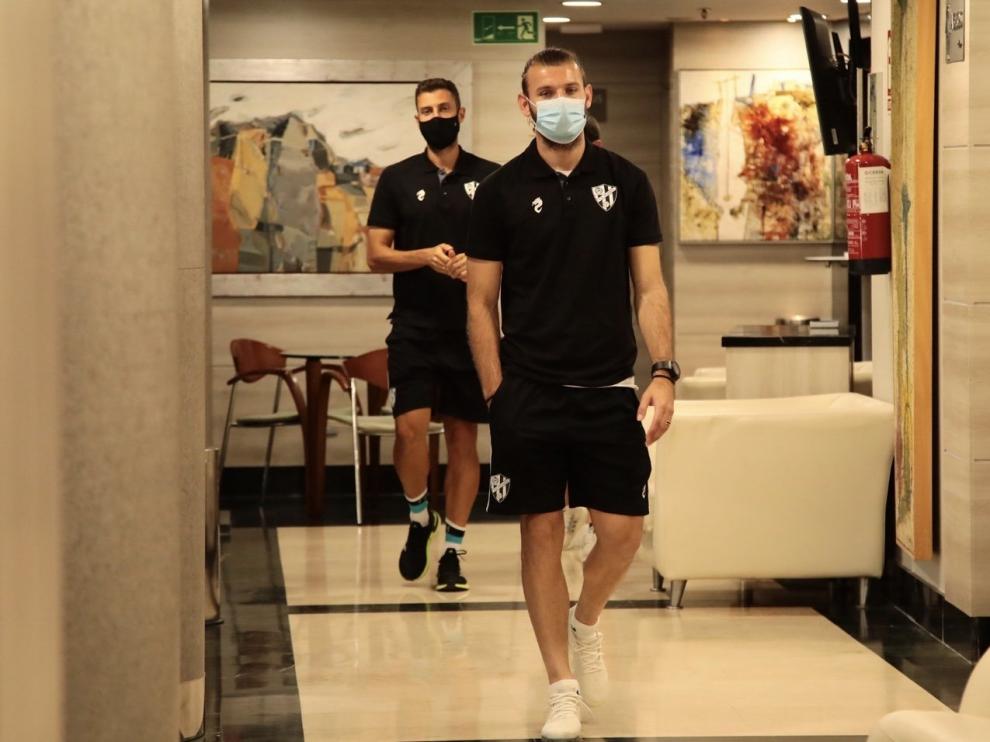 Gastón Silva, en el hotel de concentración de Valencia.
