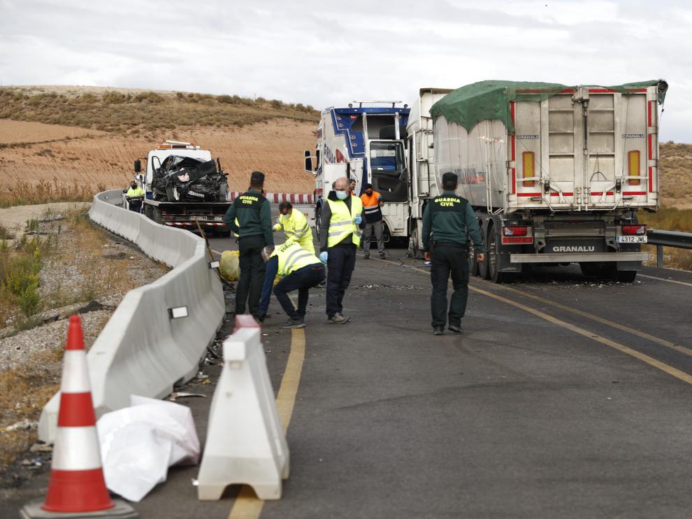 Un hombre ha fallecido este viernes por la mañana en un accidente en la N-232, en el término municipal de Mallén.