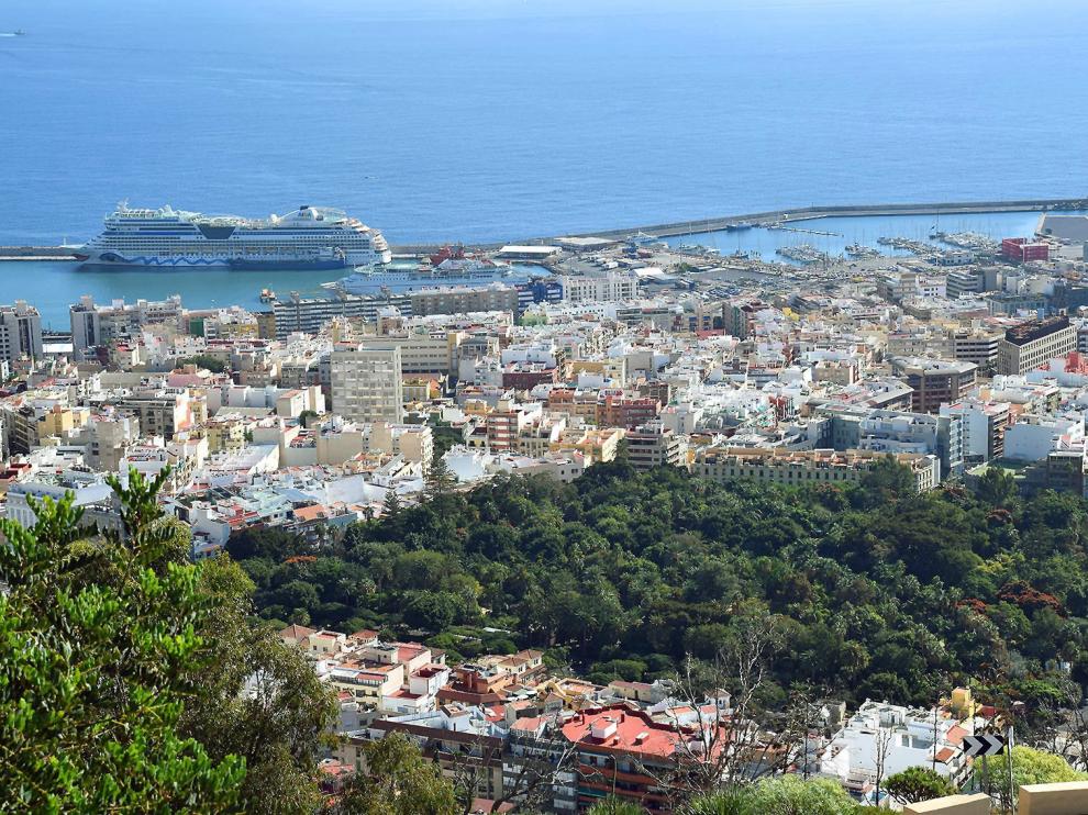 Vista panorámica de Santa Cruz de Tenerife.