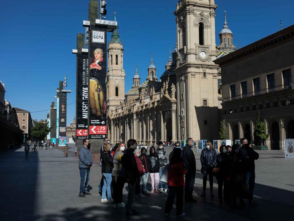 Los zaragozanos participan en las actividades programadas por el Ayuntamiento