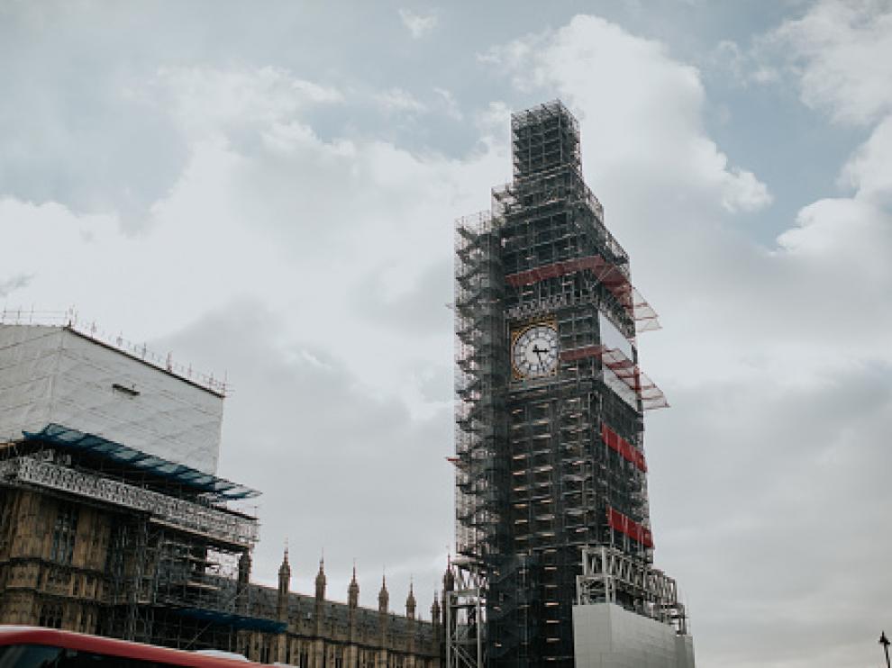 El Big Ben lleva cuatro años de obras.