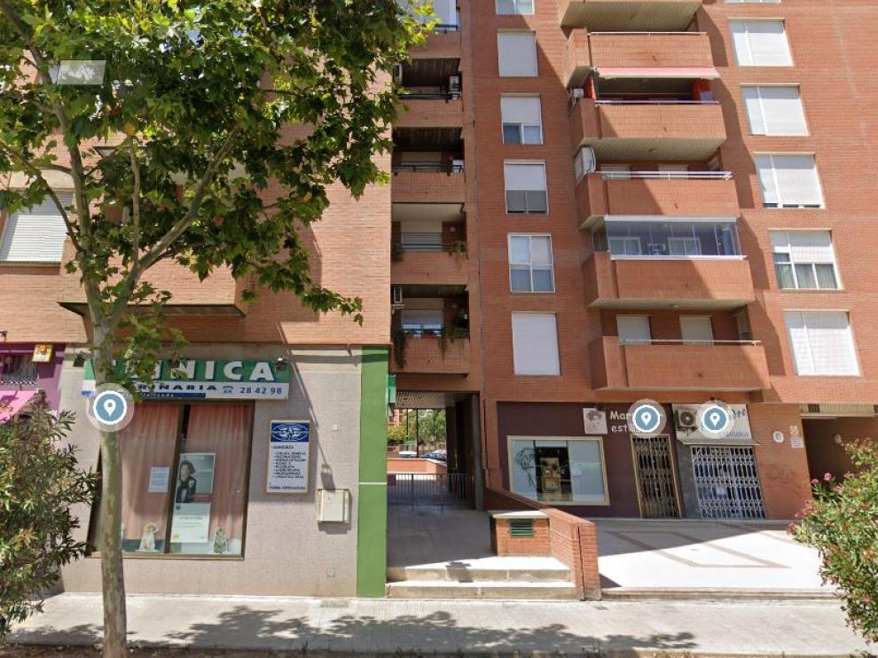 El incendio se produjo en el 19 de la calle Puerta de Sancho de Zaragoza.