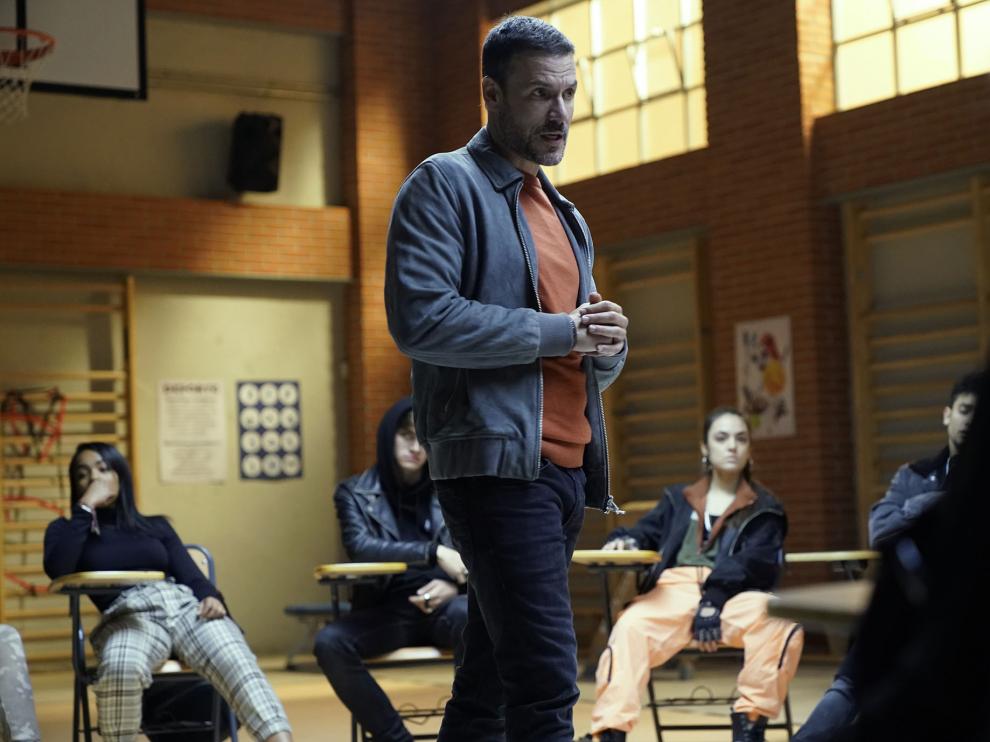 Una escena de la serie de televisión ‘Hit’, protagonizada por adolescentes y ambientada en un colegio, que se estrenó el pasado 21 de septiembre