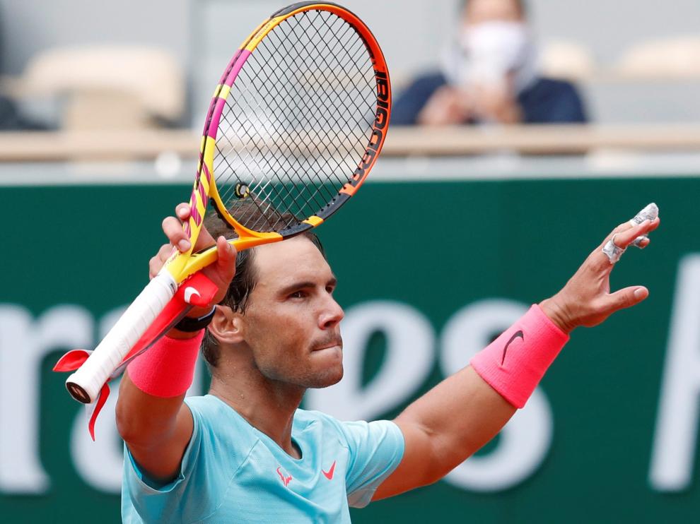 Nadal, tras derrotar a Mackenzie McDonald en Roland Garros.