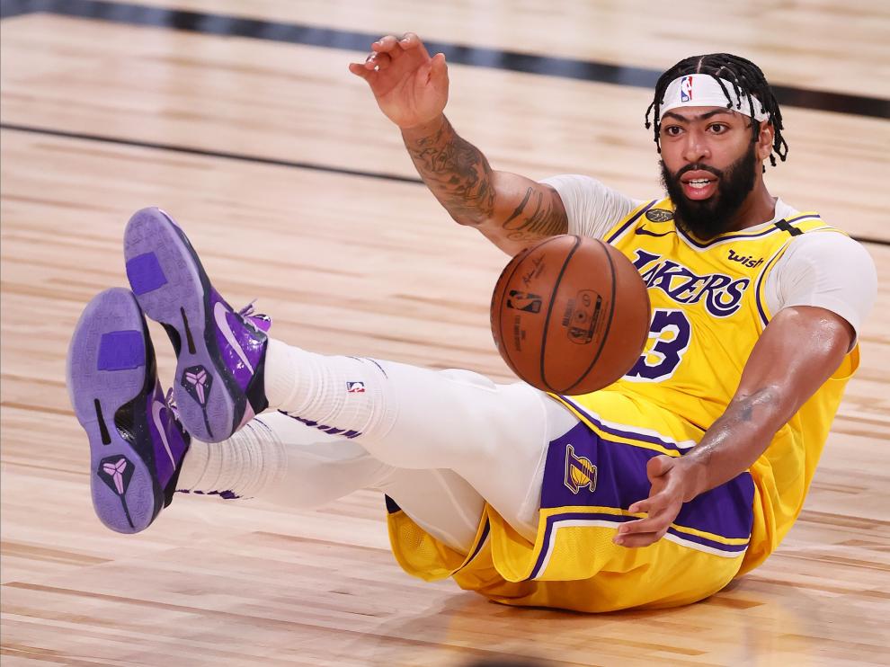 Anthony Davis, en el partido de la madrugada de este jueves.