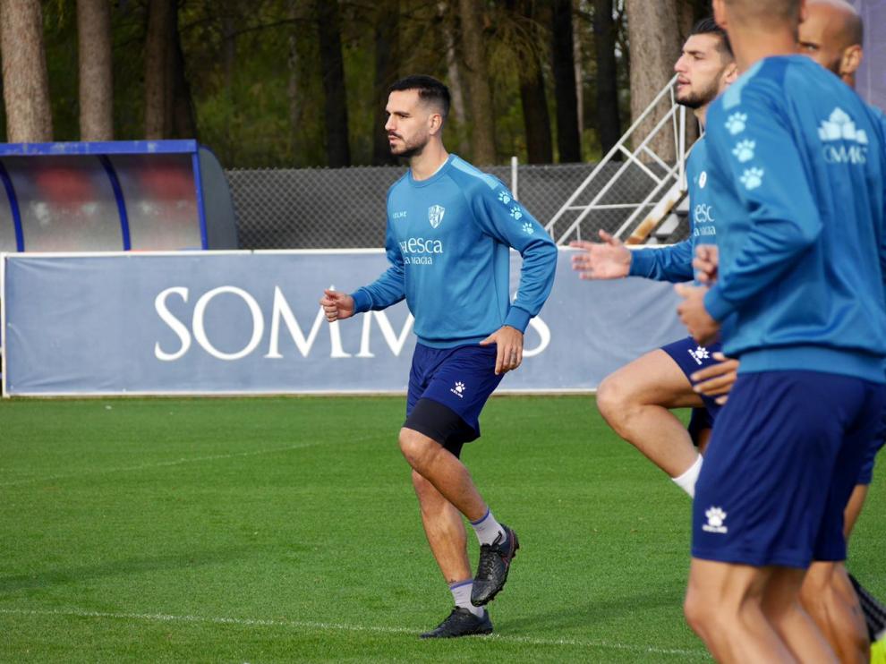 Pablo Insua, durante la sesión matinal de este miércoles.