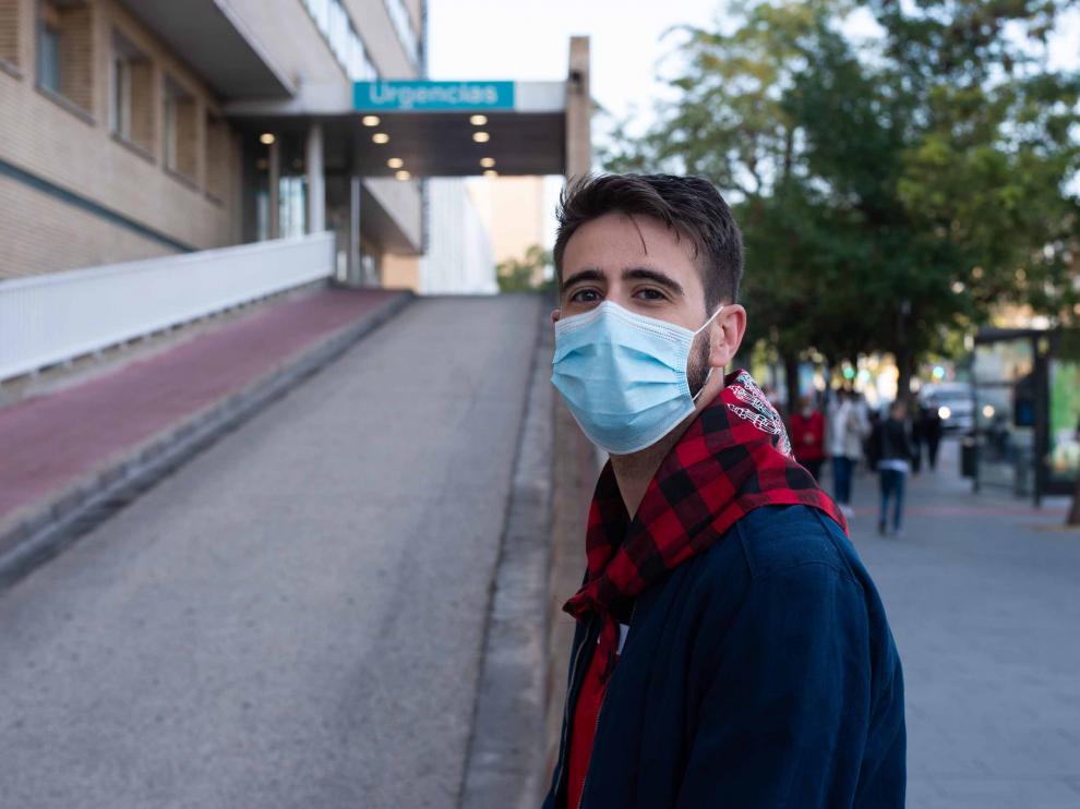 Horacio Jiménez, enfermero en una uci covid del Servet.