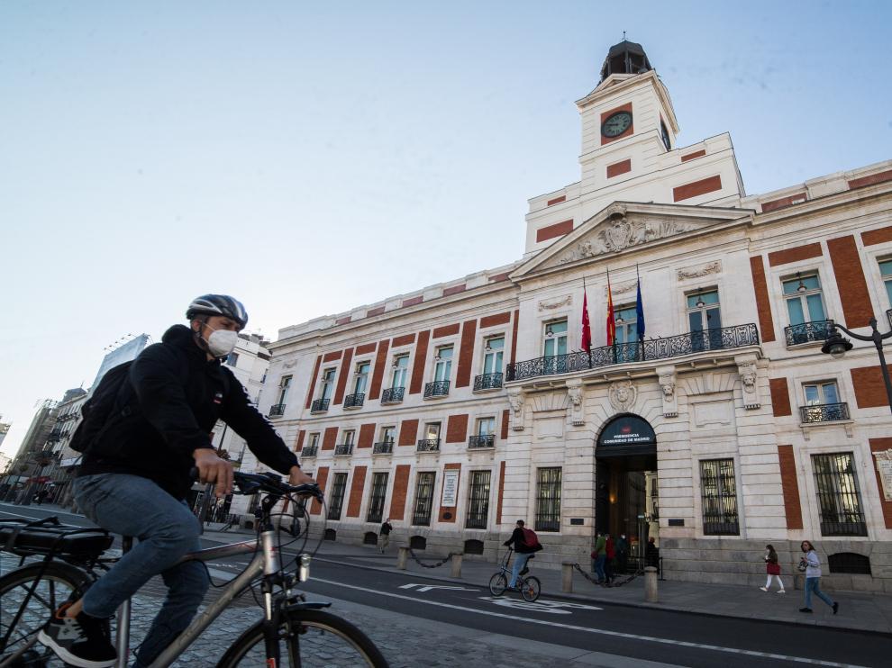 Primer día de estado de alarma en Madrid.
