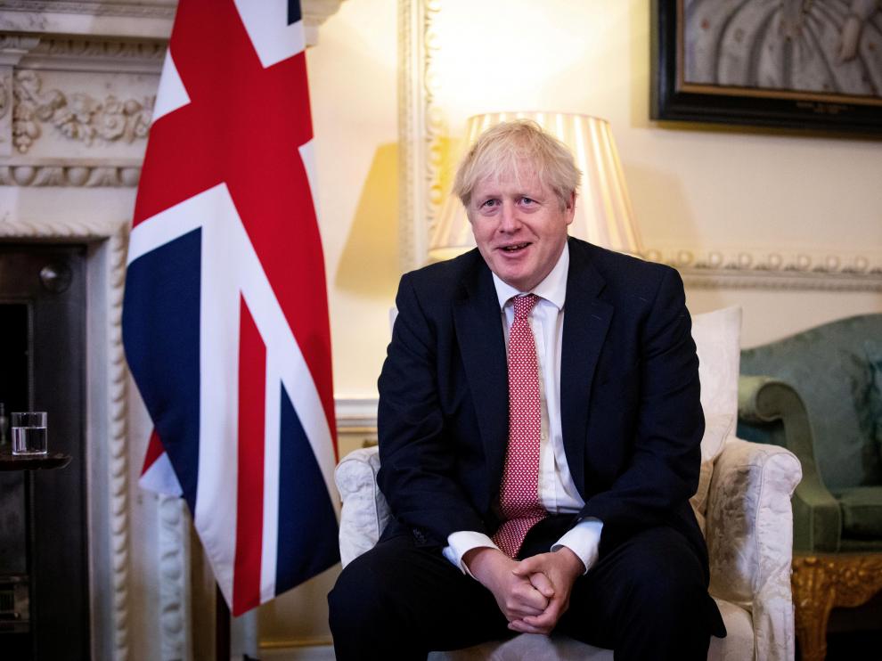 El primer ministro británico, Boris Johnson, el viernes en Londres.