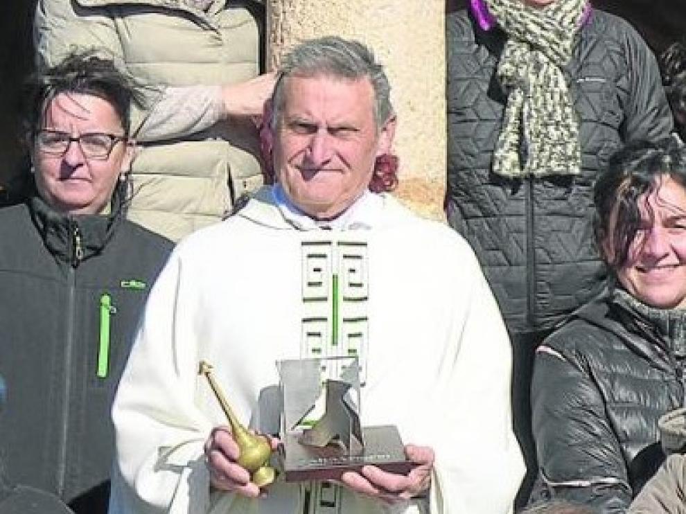 José María Cabrero, párroco de Alquézar y de otros pueblos de Somontano y Sobrarbe.