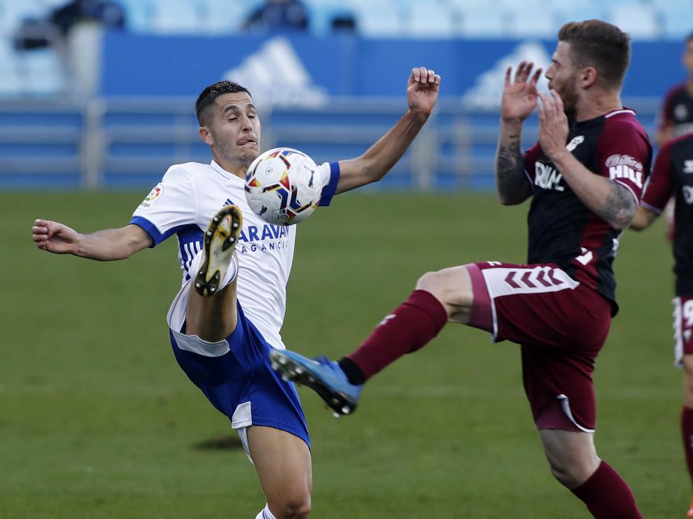Real Zaragoza - Albacete: imágenes de la primera mitad del partido