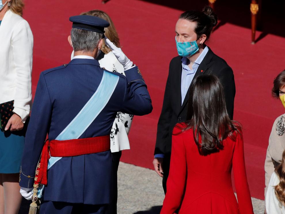 Los Reyes presiden un 12-O sin desfile militar.