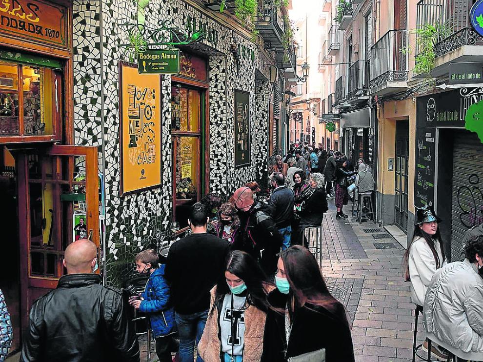 El Tubo mostró un aspecto irreconocible en un 12 de octubre atípico