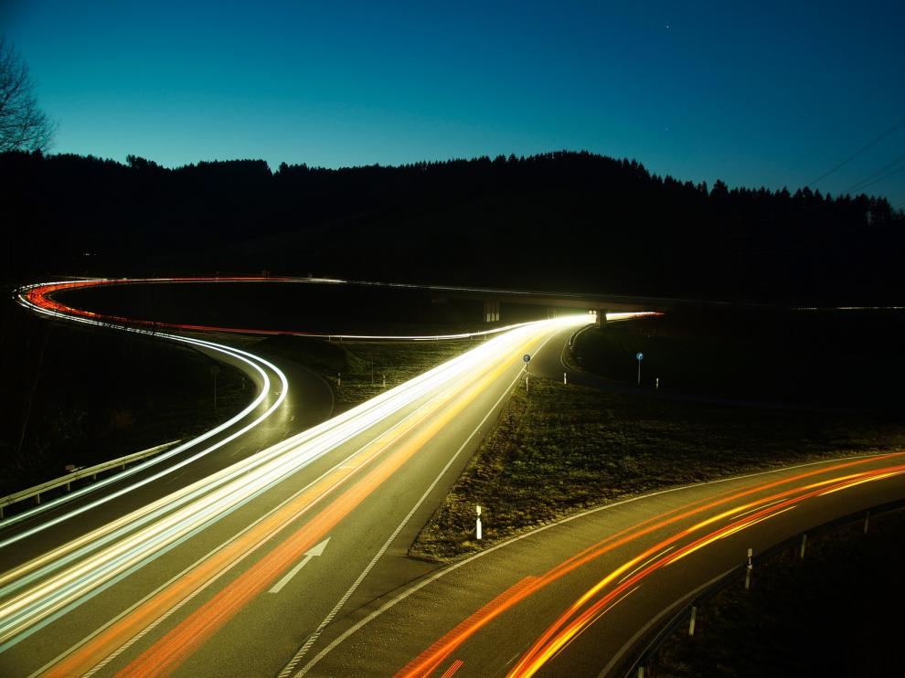 Una imagen de carreteras.