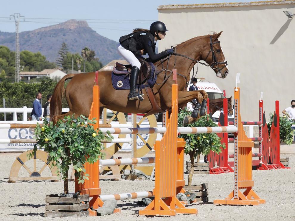 Daniela Chico a lomos de su caballo Atout de Goudal