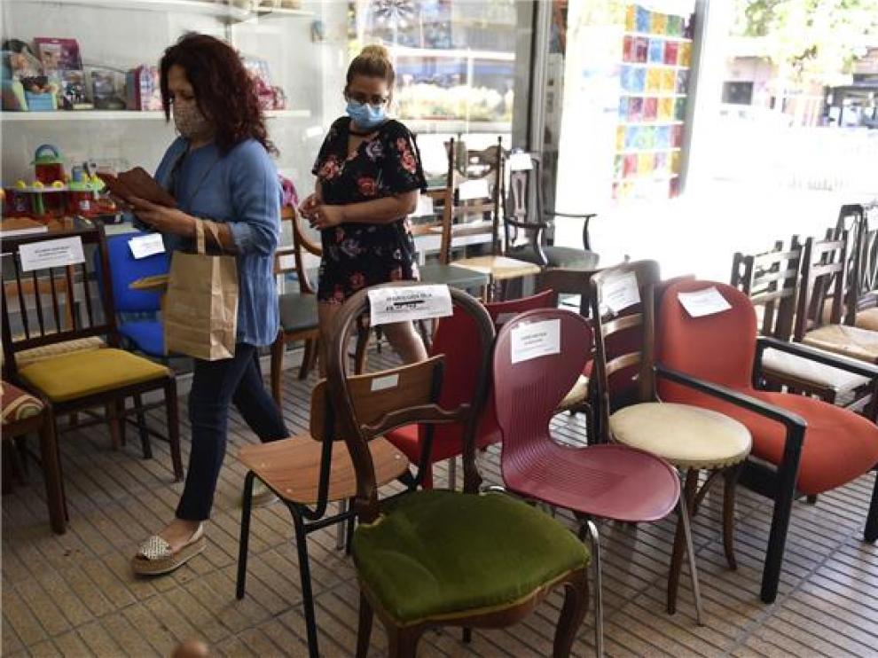 Cáritas Huesca ya lanzó una campaña similar hace un mes con 200 sillas a precios asequibles.