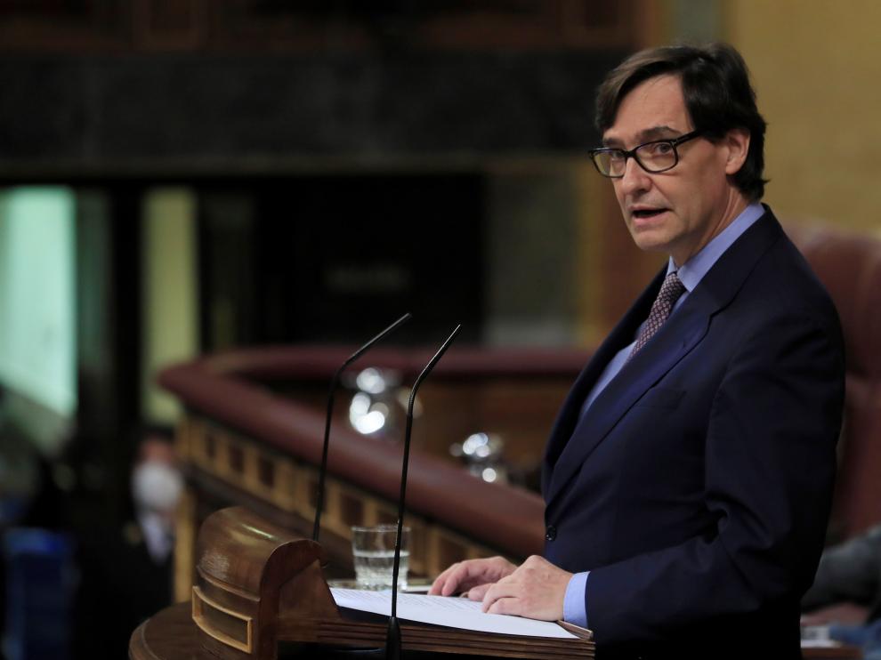 Comparecencia de Salvador Illa en pleno del Congreso