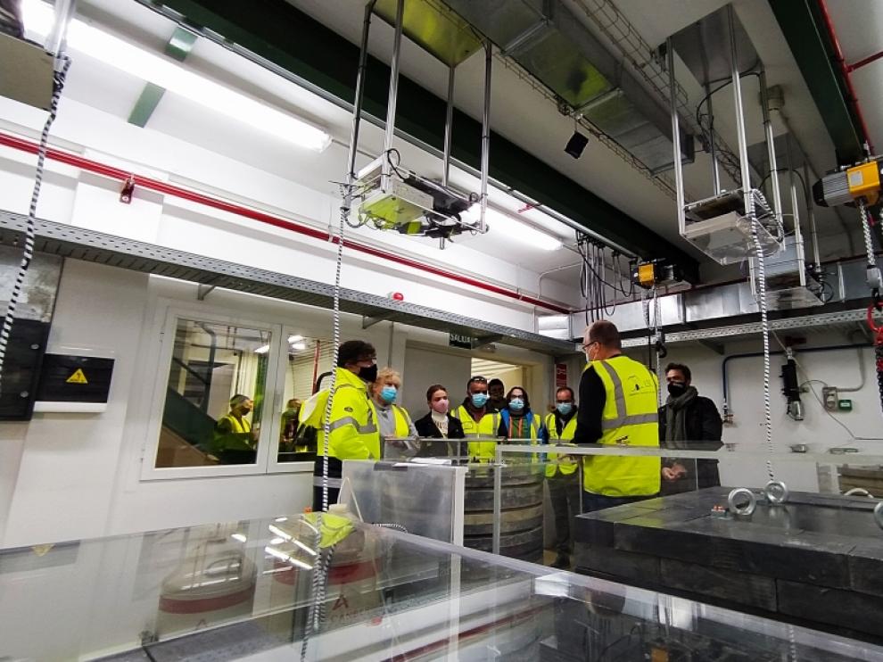 La consejera Maru Díaz ha visitado hoy el Laboratorio Subterráneo de Canfranc