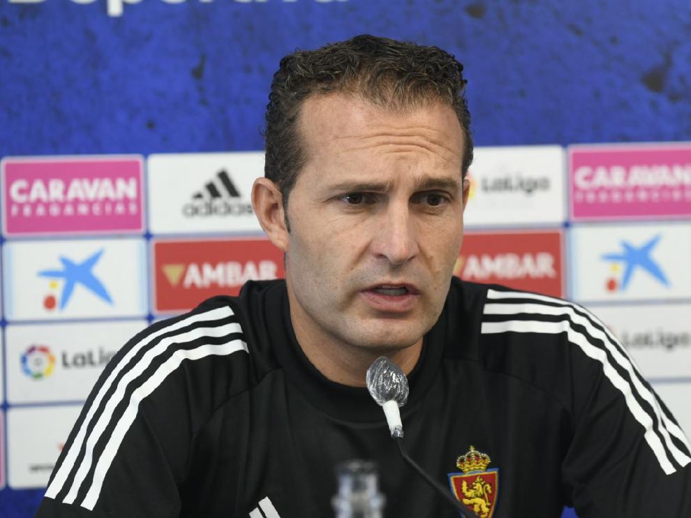 Rubén Baraja, en rueda de prensa.