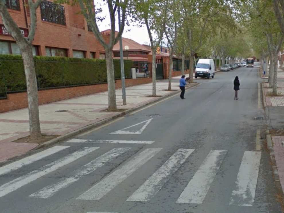 El accidente ocurrió en la calle Nicanor Villalta del barrio de la Fuenfresca