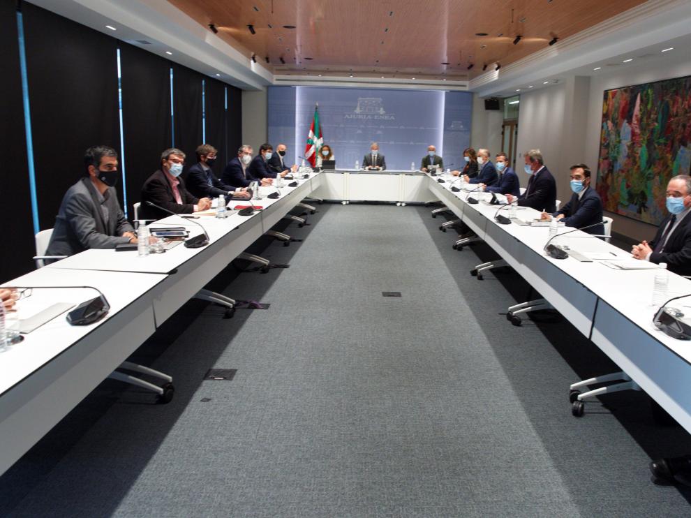 El lehendakari, Iñigo Urkullu, preside este sábado la reunión del comité asesor del Plan de Protección Civil de Euskadi.