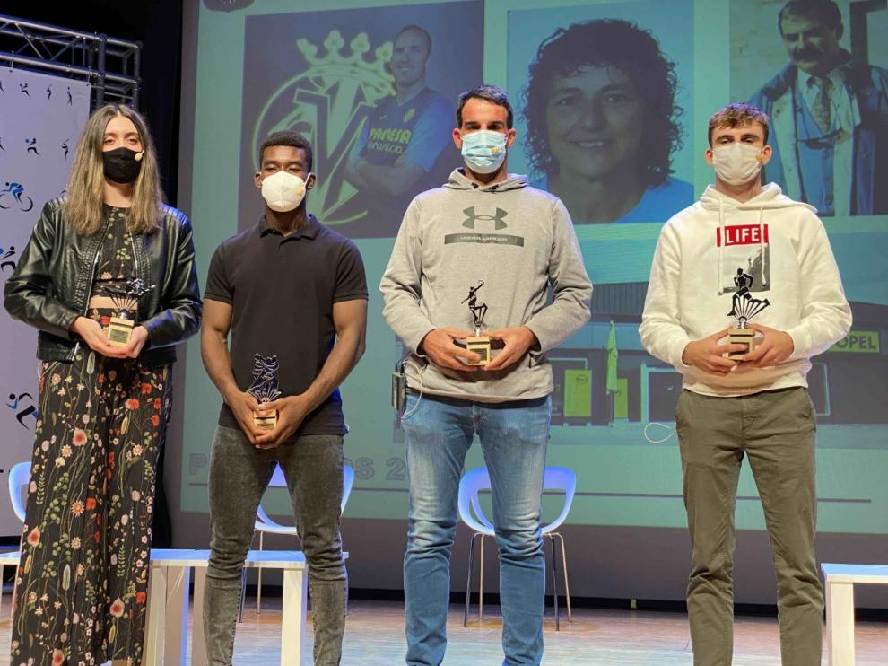 Mejores deportistas internacionales premiados en la gala de Barbastro