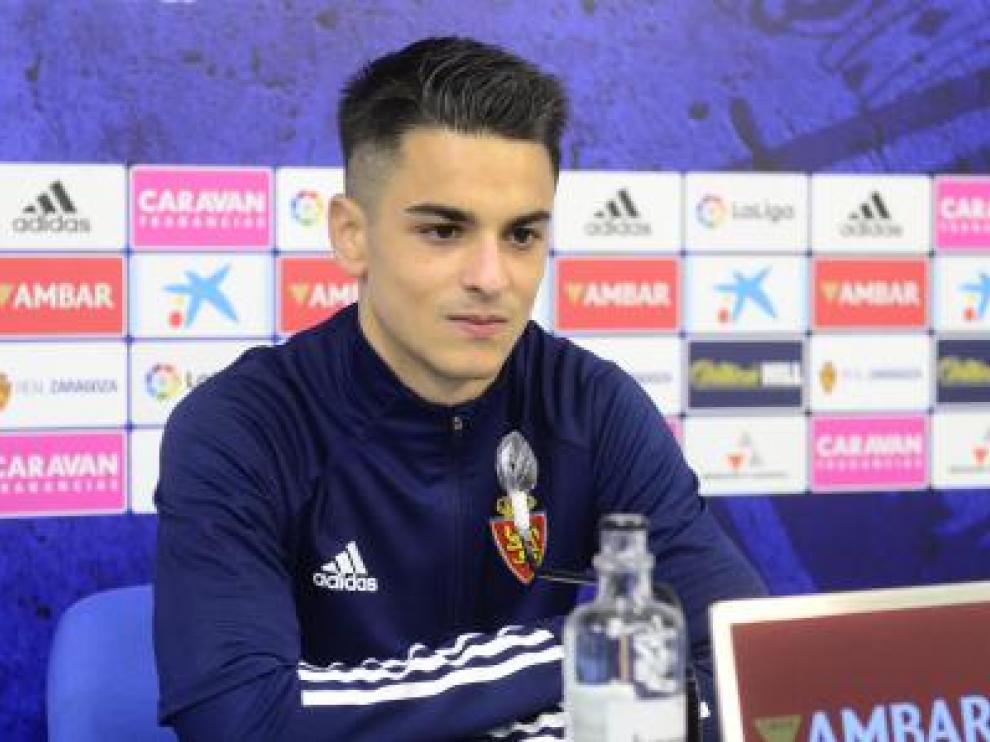 Bermejo, en la sala de prensa.