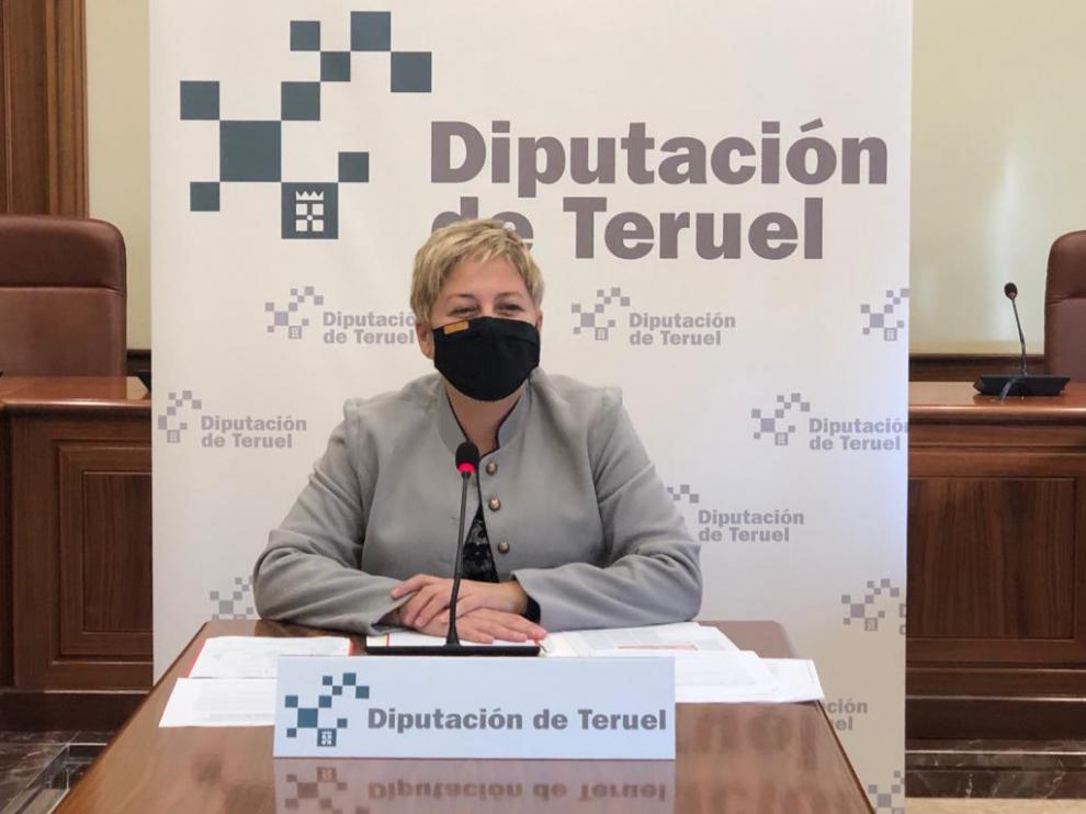 La portavoz de la comisión gestora del PAR en Teruel, Berta Zapater.