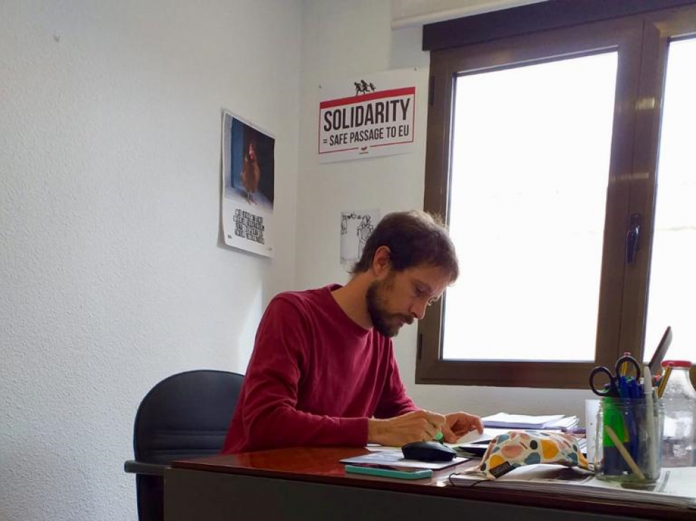 Zésar Corella, concejal de Espacio Municipalista en Teruel.
