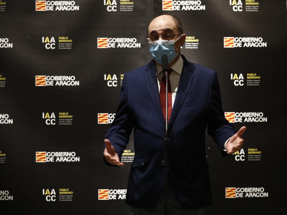 Foto del presidente del Gobierno de Aragón, Javier Lambán